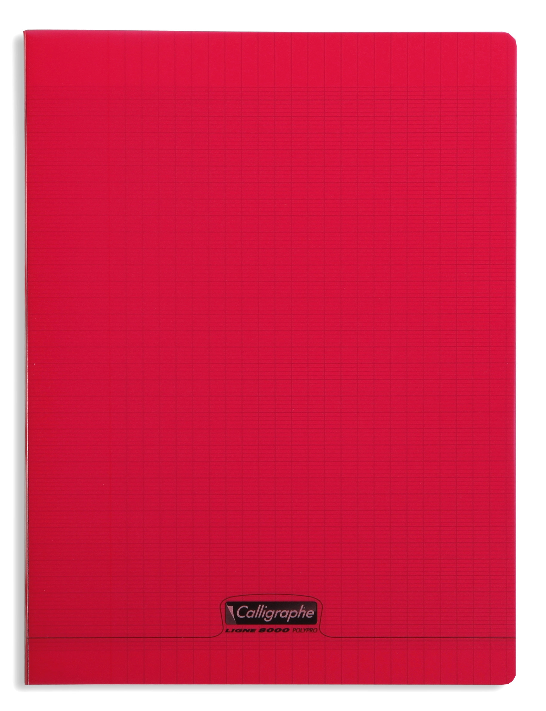 Cahier piqué 8000 POLYPRO 24x32 cm 48 pages grands carreaux 90 g