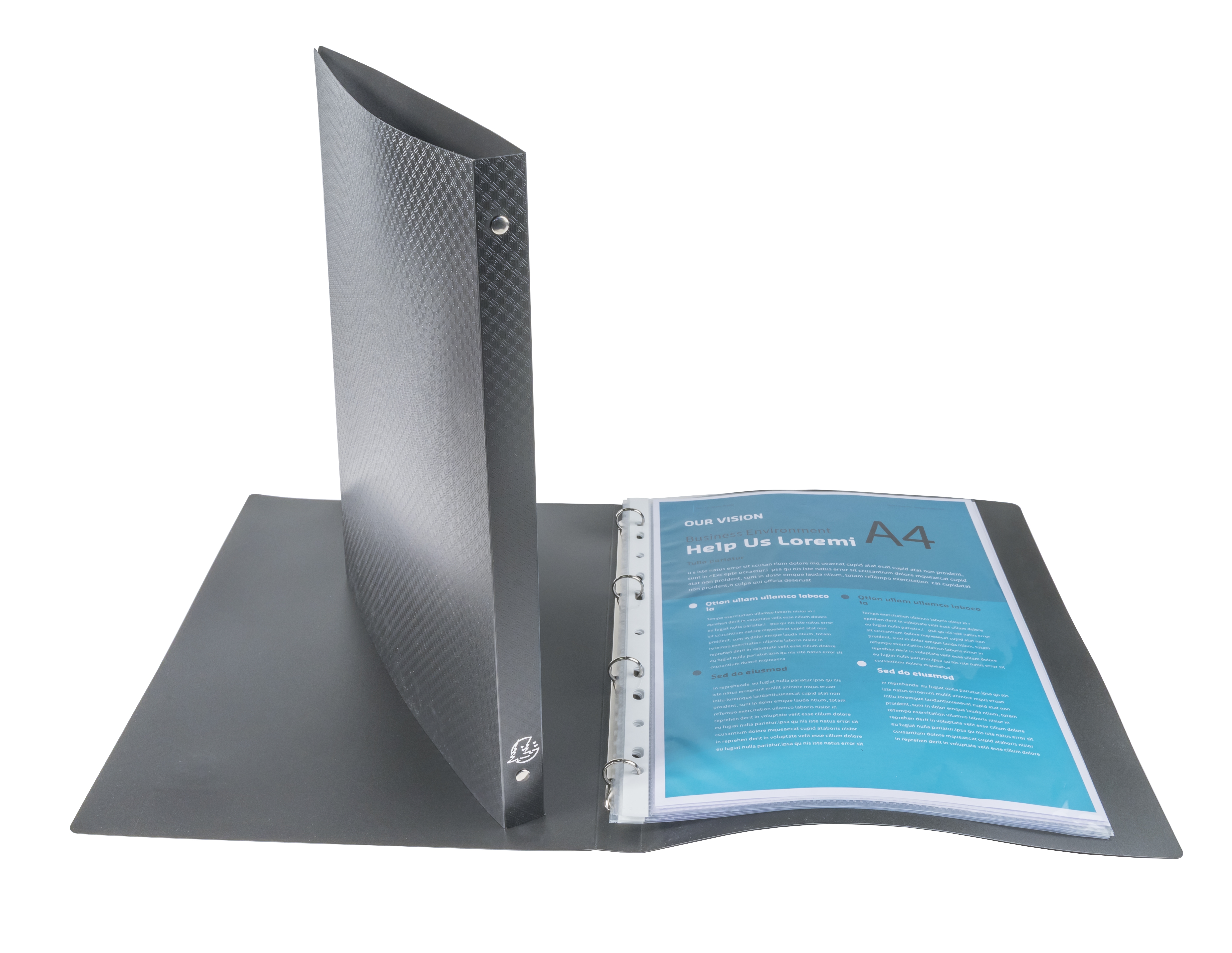 Classeur 4 anneaux 15mm polypropylène OPAK - A6