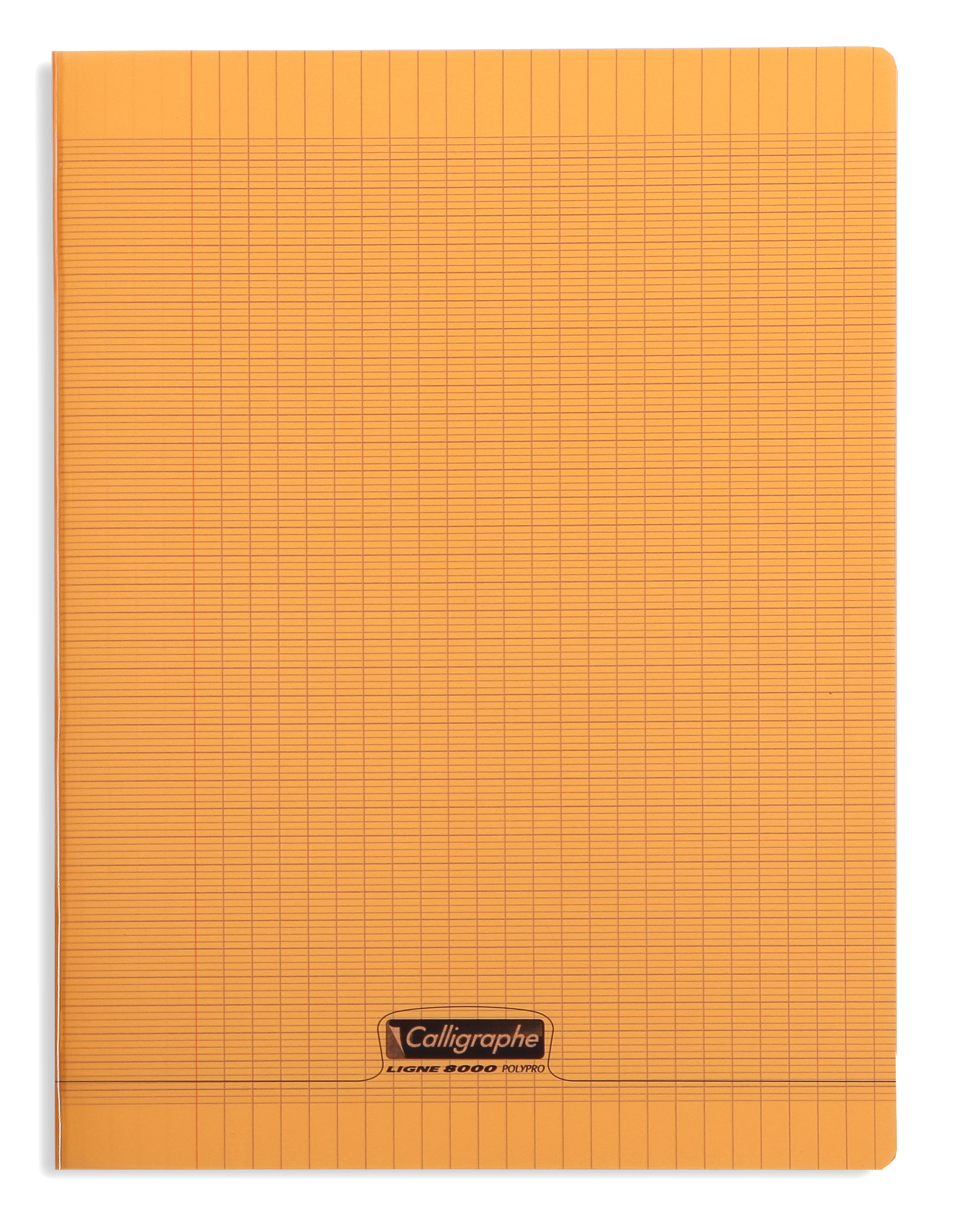 Cahier piqué 8000 POLYPRO 24x32 cm 96 pages grands carreaux 90 g