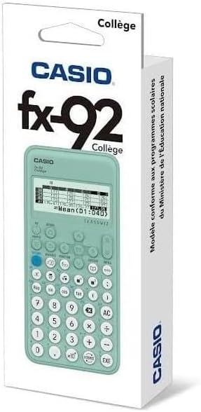 CASIO Calculatrice scientifique FX92 collège nouvelle version 2023