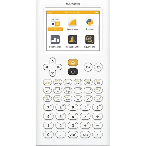 NUMWORKS Calculatrice graphique langage Python integre N0120