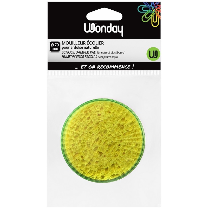 WONDAY Boitier eponge scolaire pour ardoise