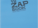 Zap Book - Clairefontaine 8366C Carnet Encolle 1/2 Zap Book - dos encolle grand côte A5 (14,8x21cm) 160 pages unies 80g -- Couleur de Couverture Aleatoire