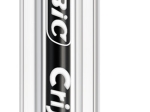 BIC Cristal Original Stylos-Bille Pointe Moyenne (1,00 mm) avec Capuchons et Embouts Assortis - Couleurs d’Encre Assorties, Lot de 5