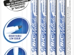 BIC Velleda 1721 Feutres pour Tableau Blanc Effaçables à Sec Pointe Conique Fine - Couleurs Assorties, Blister de 4
