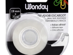 WONDAY Dévidoir " ESCARGOT" - pvc transparent - pr rouleau 19x 33 + 1 rouleau