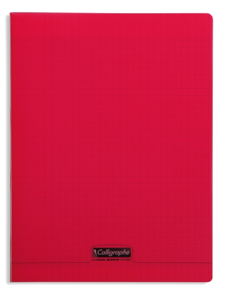 Cahier piqué 8000 POLYPRO 24x32 cm 96 pages grands carreaux 90 g