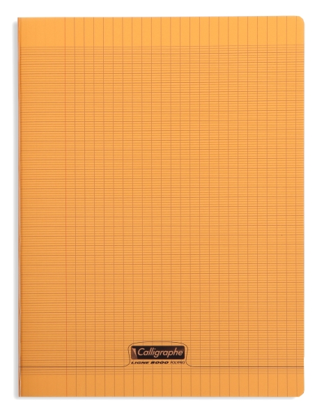 Cahier piqué 8000 POLYPRO 24x32 cm 96 pages grands carreaux 90 g