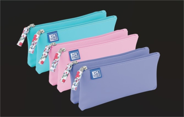 Oxford Fourre-tout plat 2 compartiments FLORAL